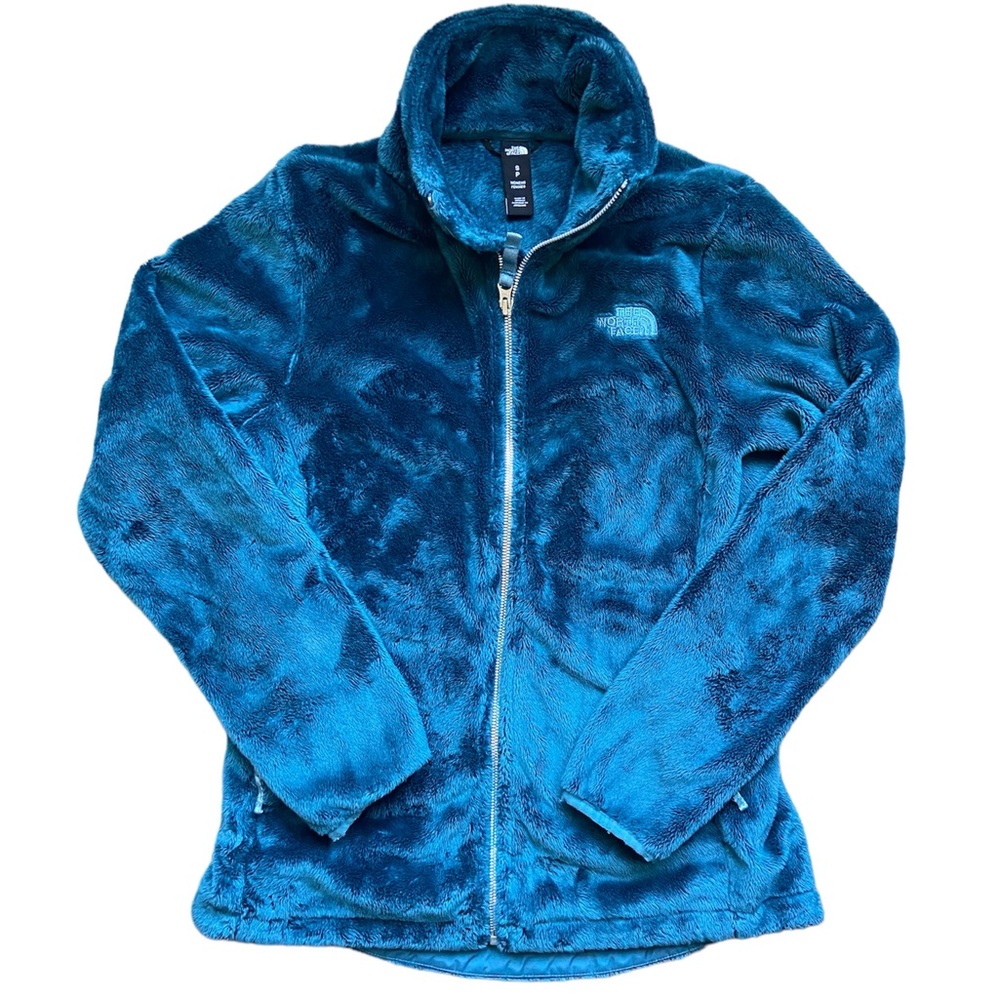 North Face Women’s Full Zip, fleece zip up, Banff Blue, Women’s small